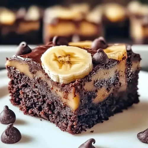 Fudgy Banana Bread Brownies