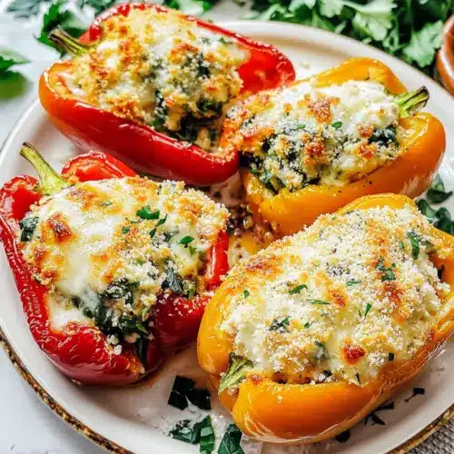 Tuscan Ricotta Stuffed Peppers