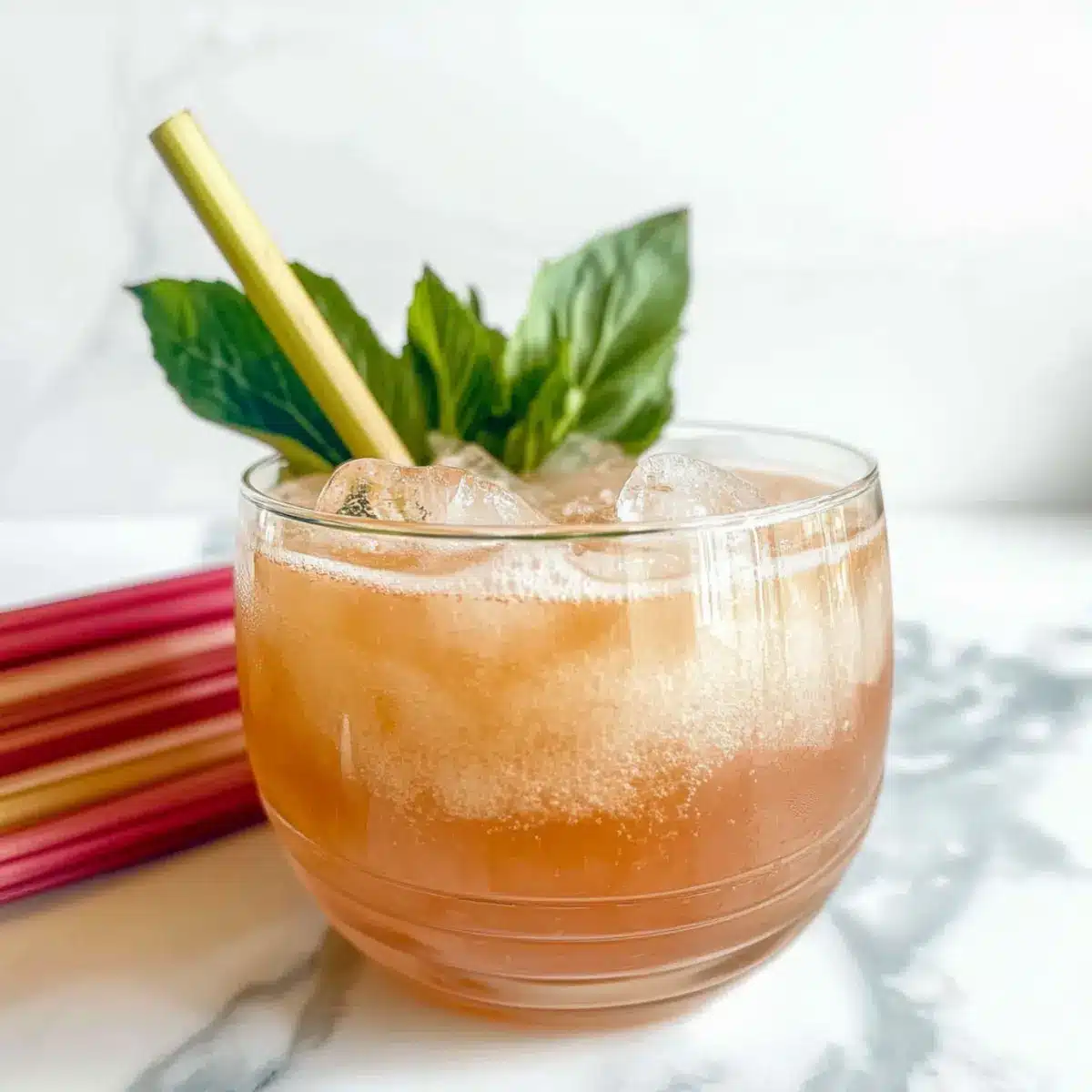 Rhubarb Mocktail