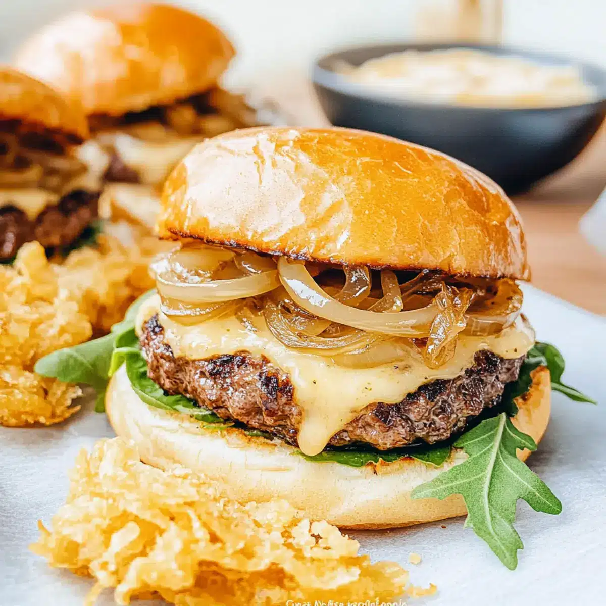 French Onion Burgers