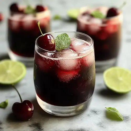 Midnight Tart Cherry Mocktail
