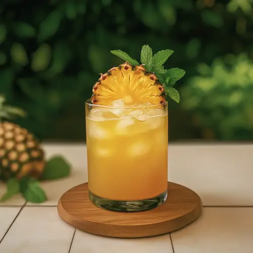 Pineapple Ginger Beer Mocktail