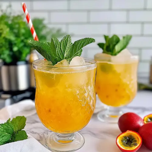 Non-Alcoholic Passion Fruit Julep