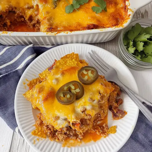 Easy Ground Beef Taco Casserole