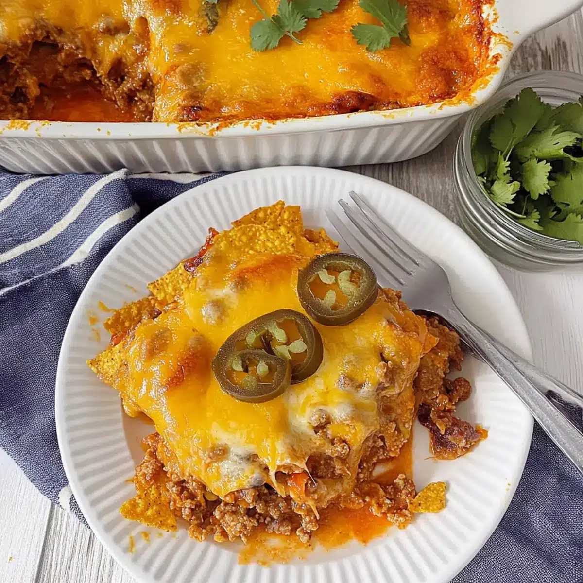 Easy Ground Beef Taco Casserole