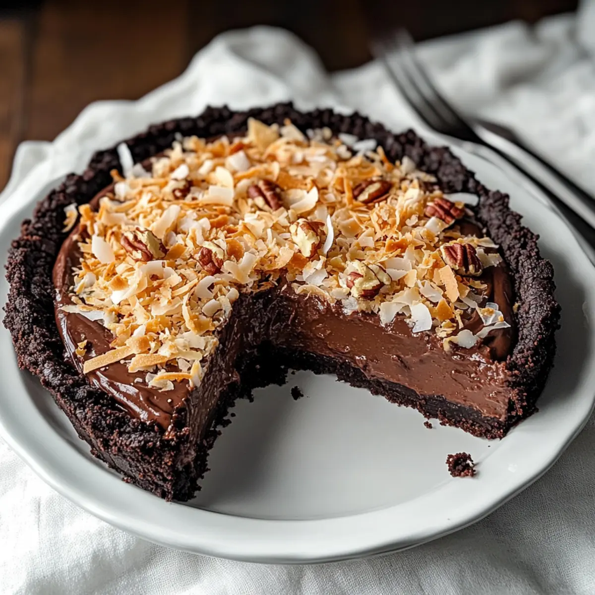 No-Bake German Chocolate Pie