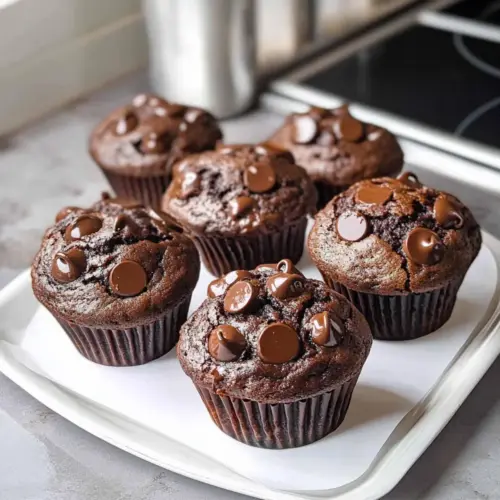 Sour Cream Double Chocolate Muffins