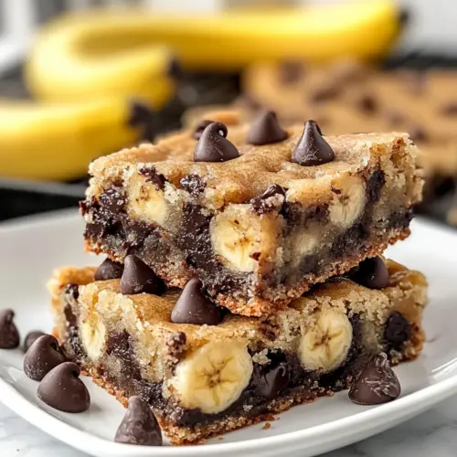 Banana Chocolate Chip Bars