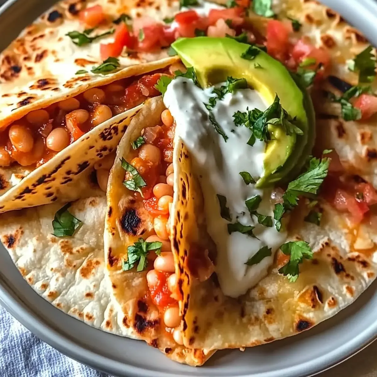 Buffalo White Bean Tacos