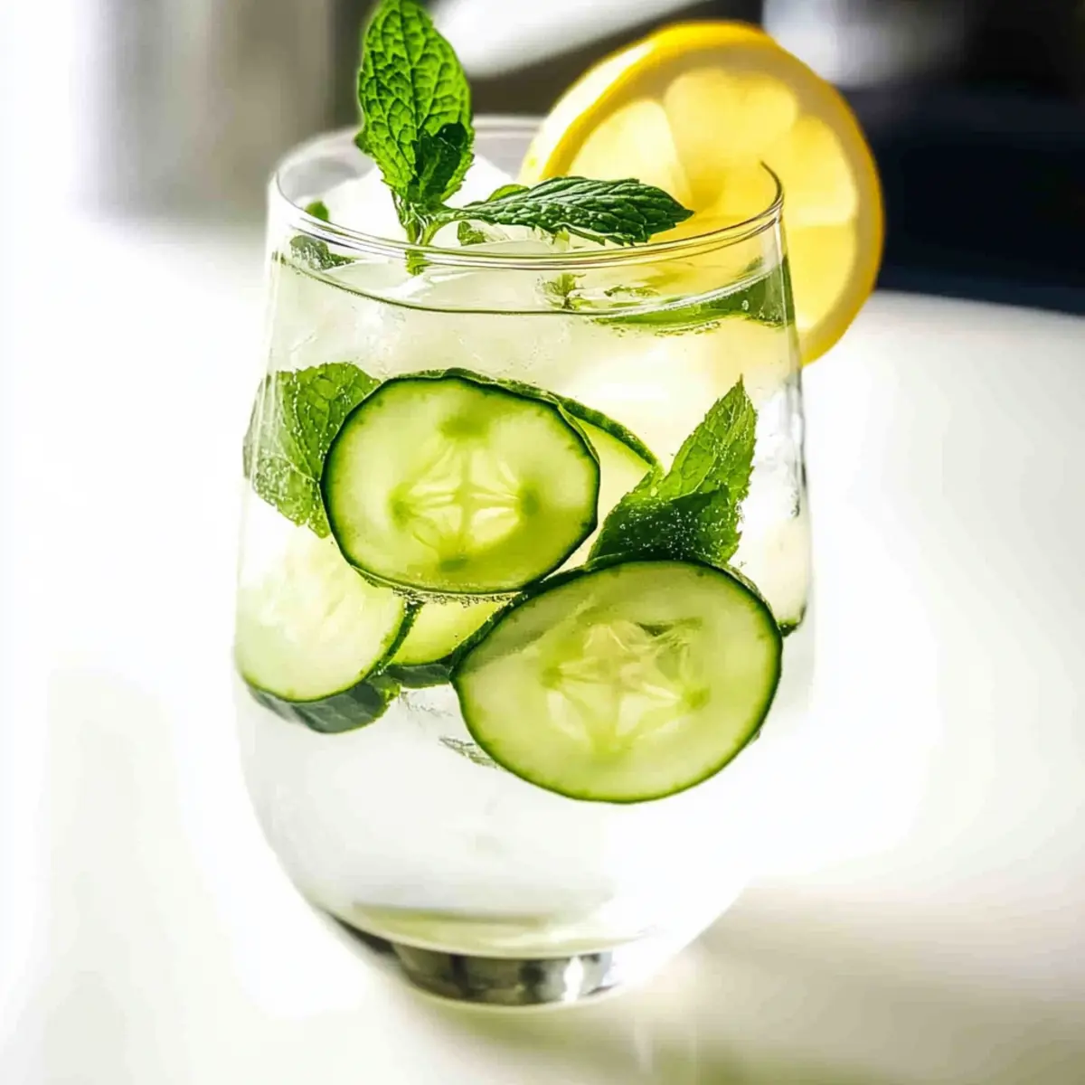 Cucumber Lemon Water