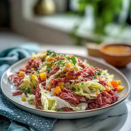 Easy Jamaican Corned Beef and Cabbage
