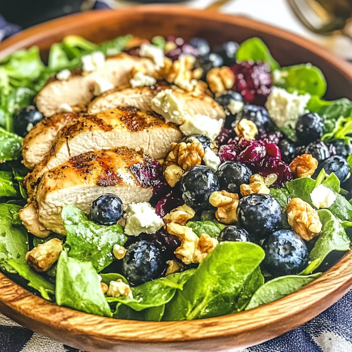 Chicken Blueberry Feta Salad