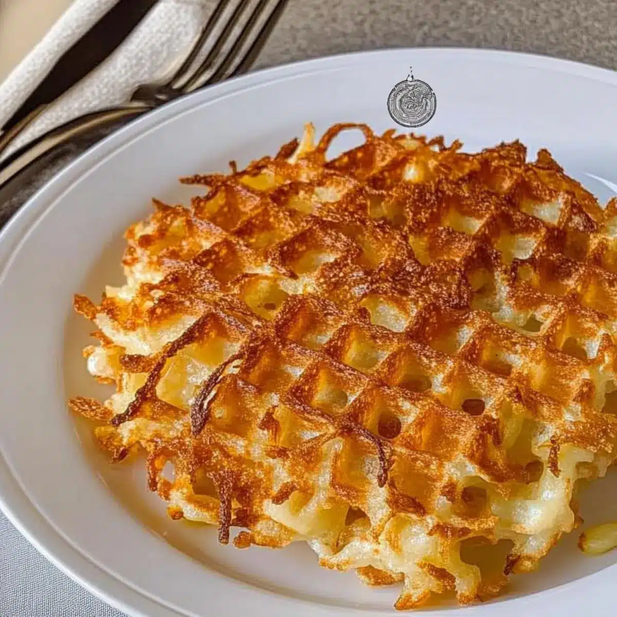 Waffle Iron Hash Browns