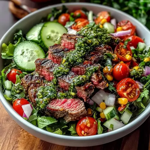 Chimichurri Steak Salad Bowl