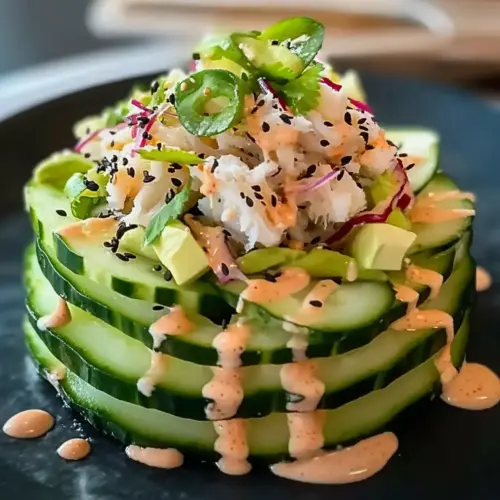 California Roll Cucumber Salad