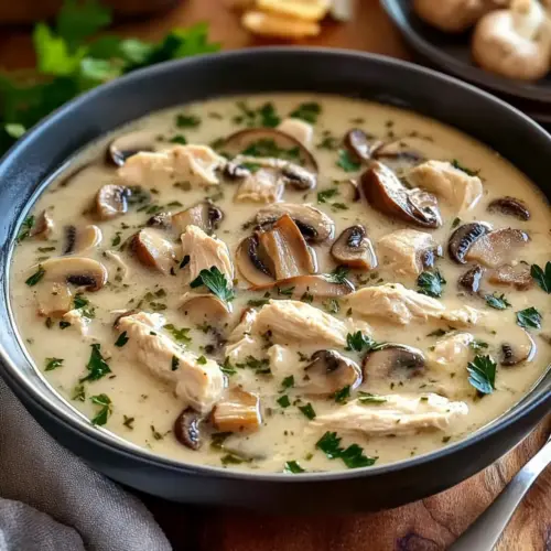 Easy Rotisserie Chicken Mushroom Soup