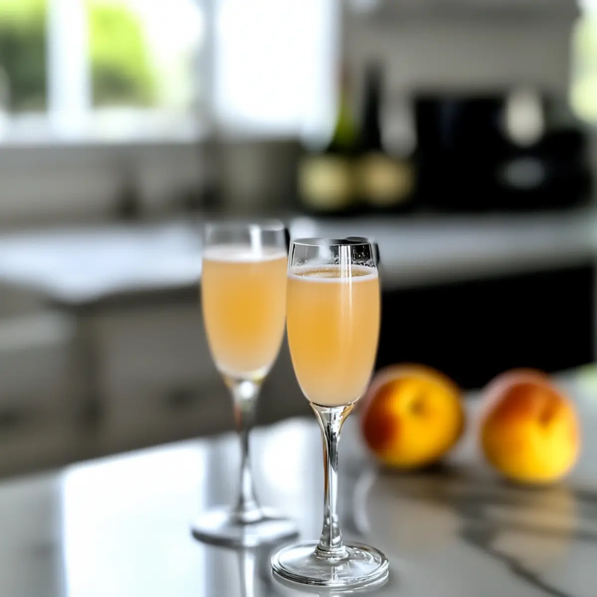 Baby Bellini Mocktail