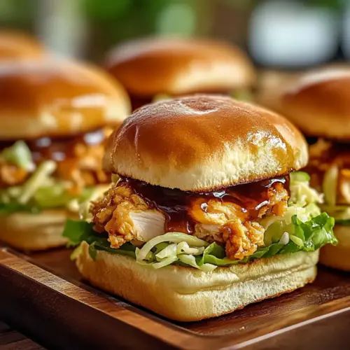 Hot Honey Chicken Sliders