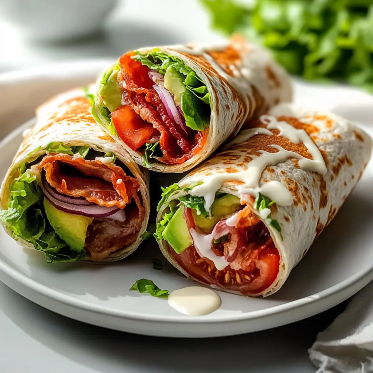 Gourmet BLT Wraps