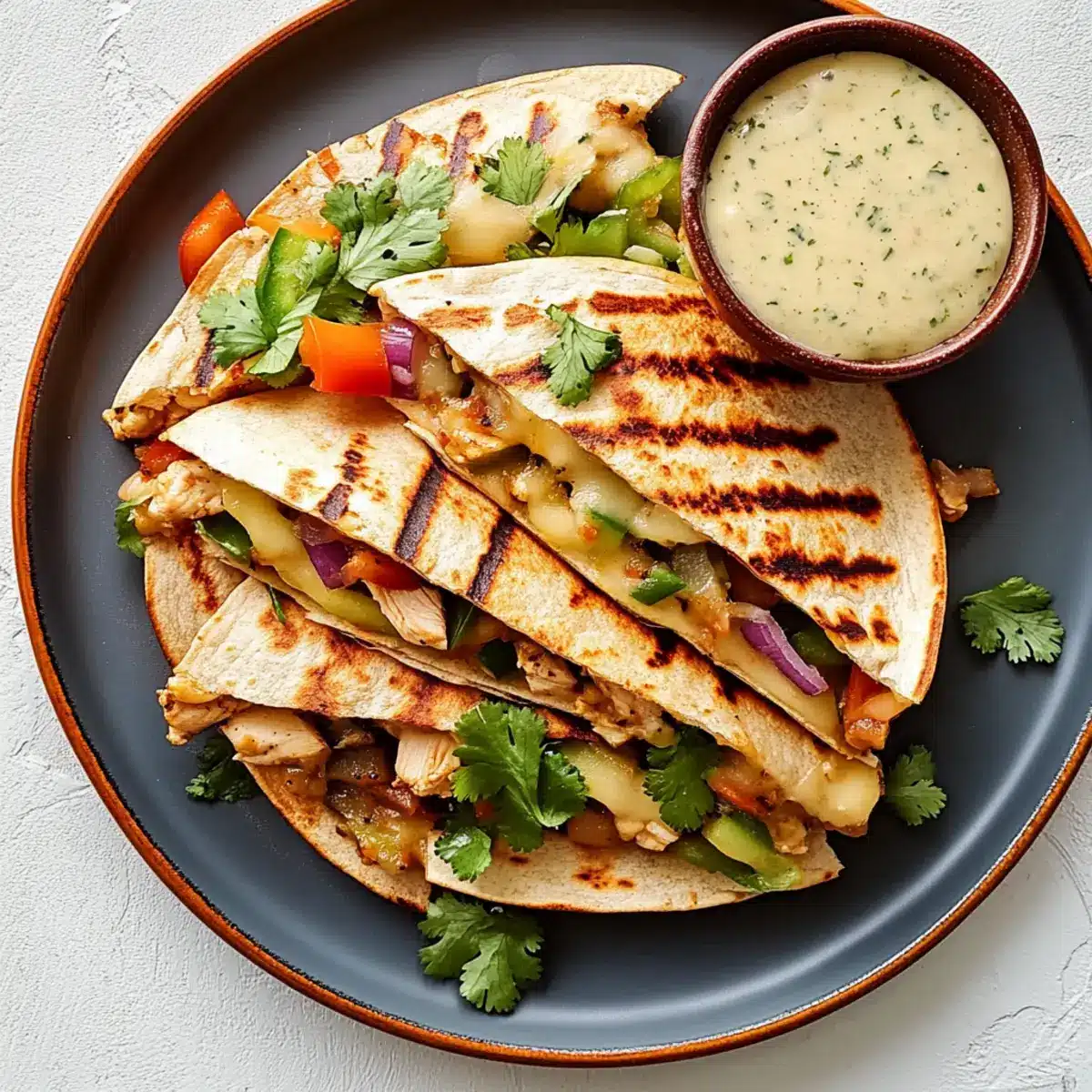 Grilled Chicken Quesadilla