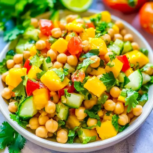 Mango Chickpea Salad
