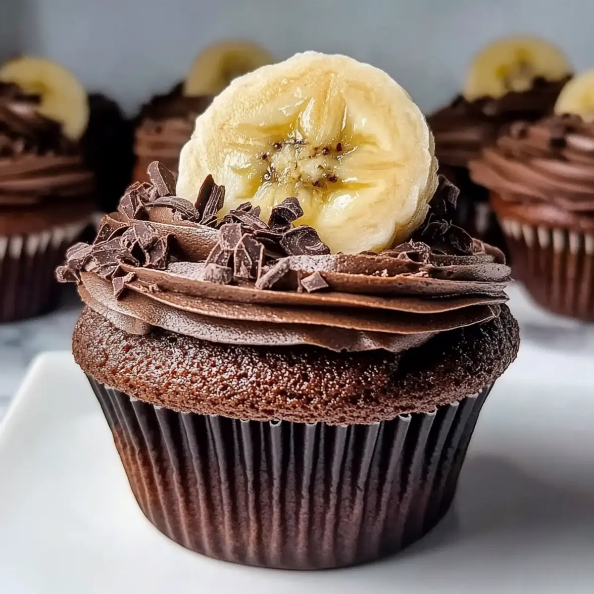 Chocolate Banana Cupcakes