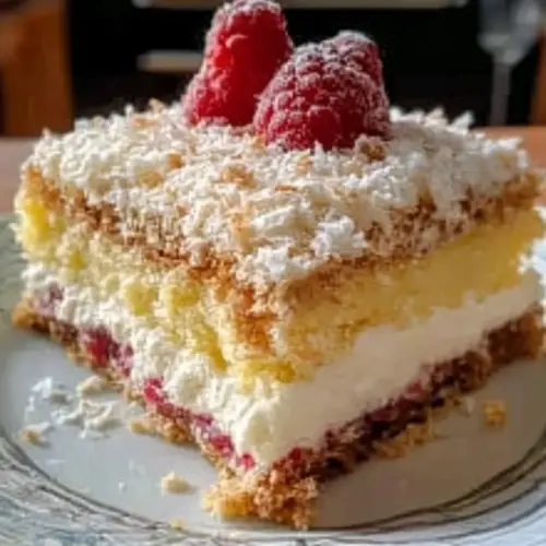 Raspberry Coconut Cake