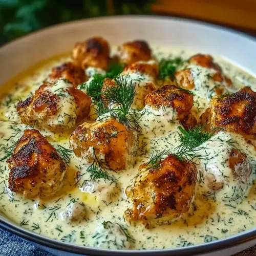 Turkish Chicken with Creamy White Sauce