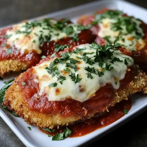 Panko-Breaded Pork Parmigiana
