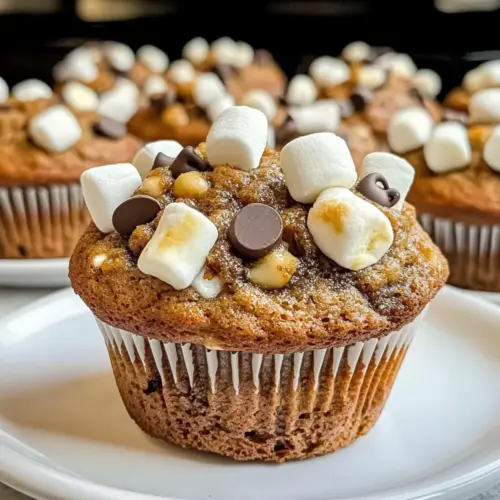 Banana S’mores Muffins