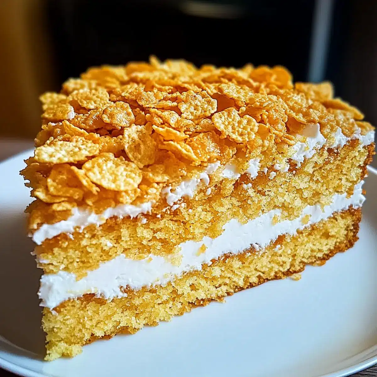 Cornflake Crunch Cake