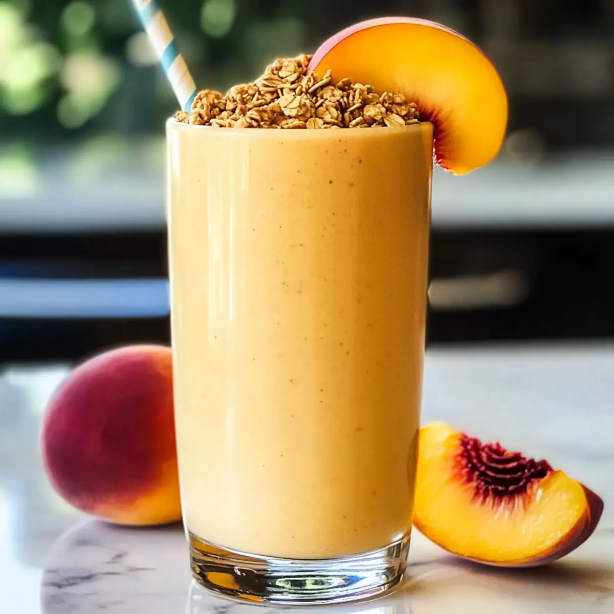 Banana Peach Smoothies