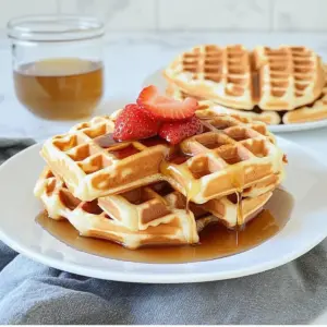 Homemade Belgian Waffles